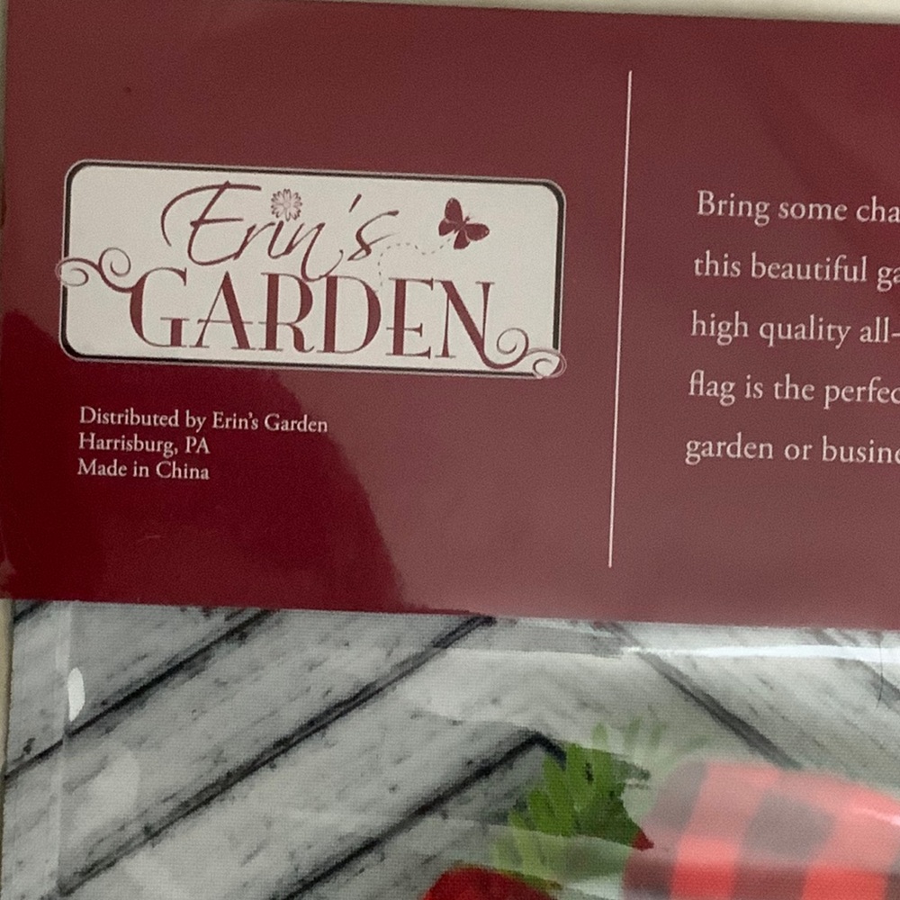 Winter Wreath Garden Flag Buffalo Check Christmas All Weather 12.5 in X 18 in - Picture 8 of 13